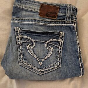 Big Star Women's Light Blue Denim Jeans. Size 32 Regular Sweet Skinny.